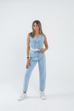 Monica vest light blue - Image 9