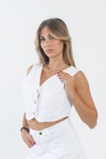 Monica vest white - Image 7